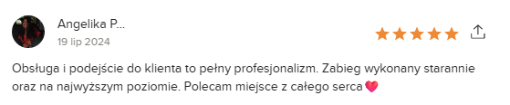 Opinia klientki Piekny Swiat