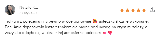 Opinia klientki Piekny Swiat