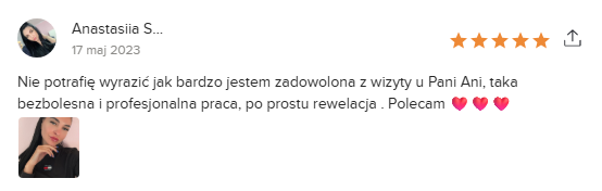 Opinia klientki Piekny Swiat