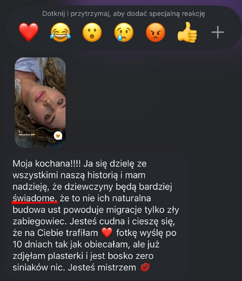 Opinia klientki Piekny Swiat