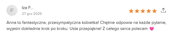 Opinia klientki Piekny Swiat