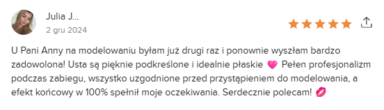 Opinia klientki Piekny Swiat