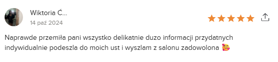 Opinia klientki Piekny Swiat