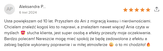Opinia klientki Piekny Swiat