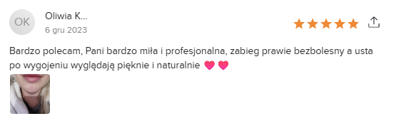 Opinia klientki Piekny Swiat