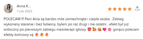 Opinia klientki Piekny Swiat